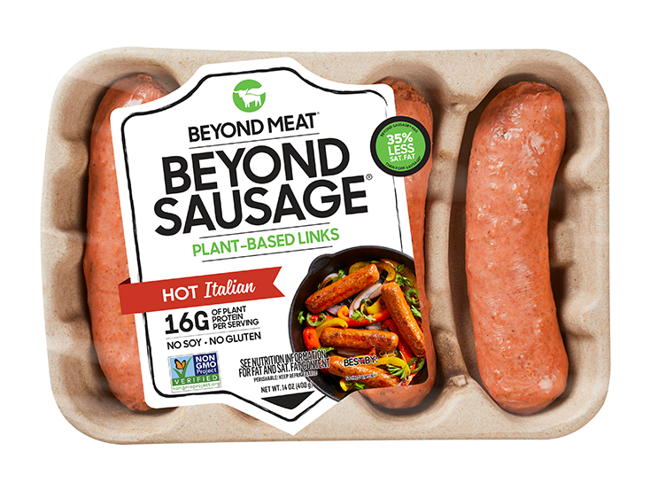 Beyond Meat Sausage Hot Italian 14 Oz