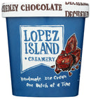 Lopez Island Decidedly Choco Ice Cream 16 Oz