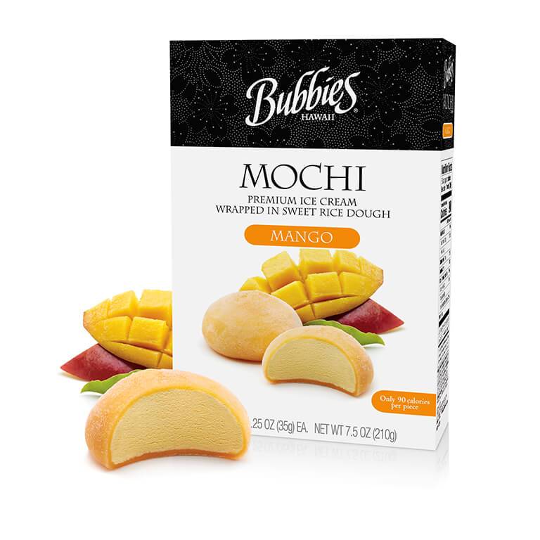 Bubbies Mochi Ice Cream Mango 7.5oz