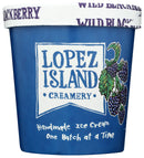 Lopez Island Wild Blackberry Ice Cream 16 Oz