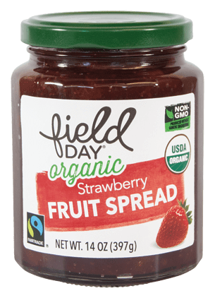 Field Day Strawberry Spread Og 14 Oz