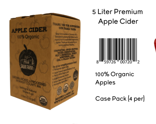 Org Apple Cider Gallon (each)