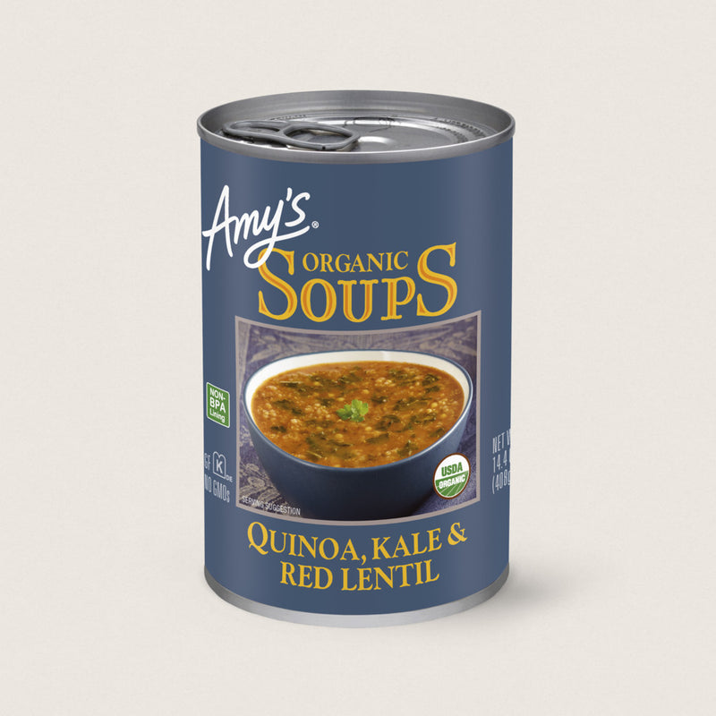 Amy's Org Quinoa Kale Red Lentil Soup 14.4oz