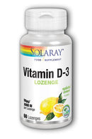 Solaray Vitamin D-3 Lozenge 60 Lz
