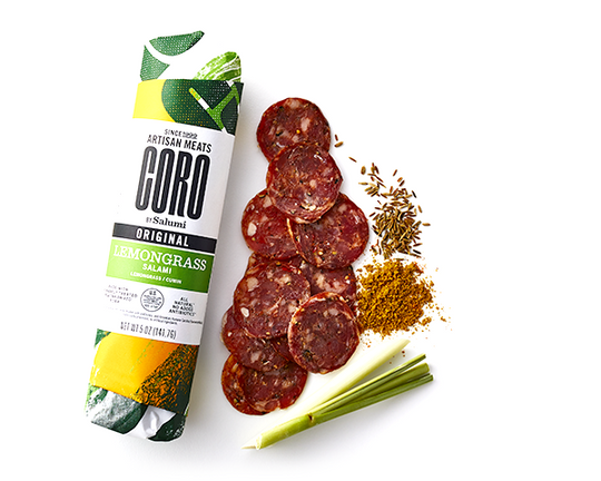 Coro Lemongrass Salami  5 0z