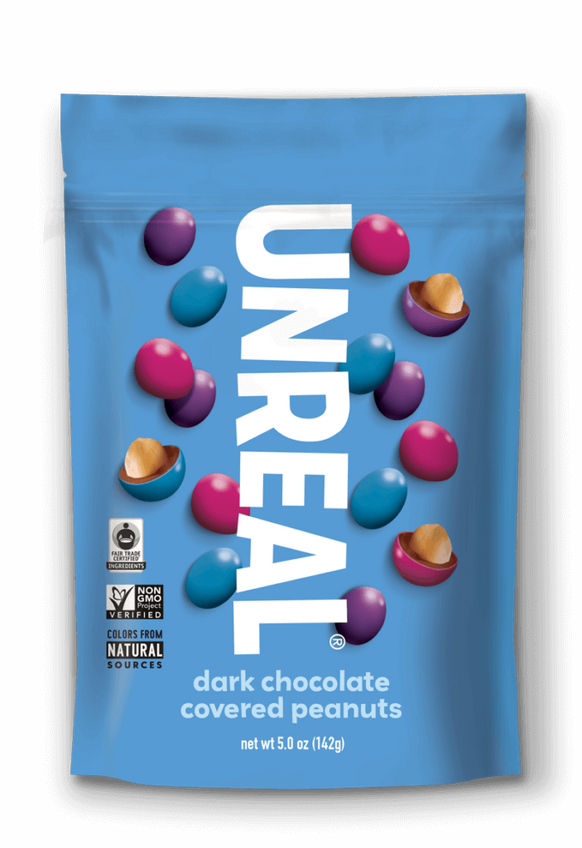 Unreal Dark Chocolate Peanut Gems 5oz
