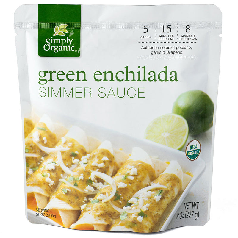 Simply Organic Green Enchilada Simmer Sauce 8oz