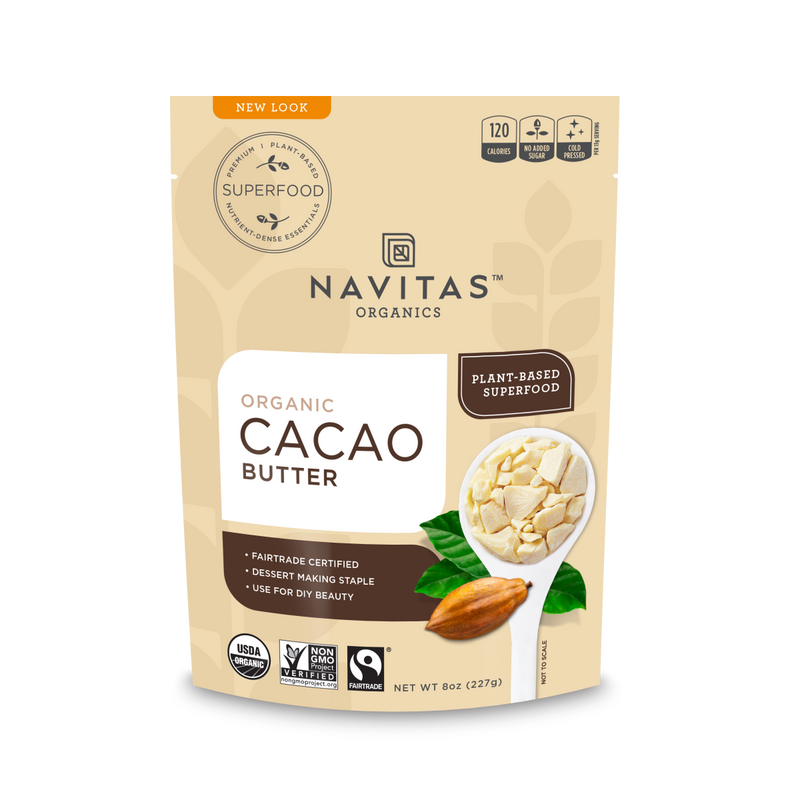 Navitas Org Cacao Butter Og 8 Oz