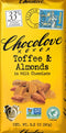 Chocolove Choc Bar Toffee Almond 3.2 Oz