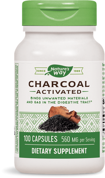 Nat Way Herb Charcoal Act 100 Cp