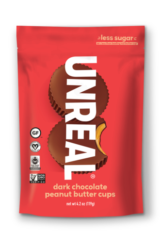 Unreal Dark Choc Peanut Butter Cups 4.2oz