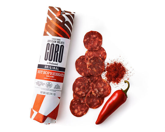 Coro  Hot Sopressata Salami  5 0z