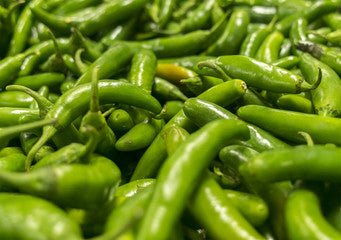 Org Serrano Peppers (per lb.- 1 lb is aprx. 8-16 peppers)