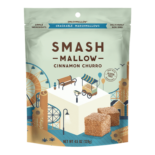 Smashmallow Cinnamon Churro Marshmallows 4.5oz