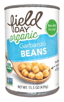 Field Day Org Garbanzo Beans 15oz
