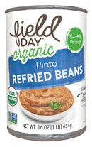 Field Day Veg Refried Beans Og 15 Oz