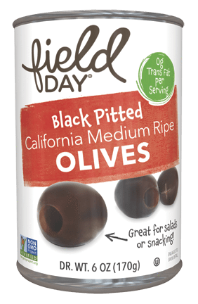Field Day Olives Pitted 6 Oz