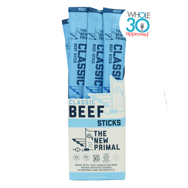 The New Primal Classic Beef Jerky Stick 1oz