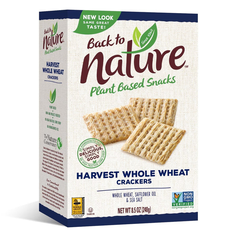 Back To Nature Harvest Whl Wheat Crkrs 8.5 Oz