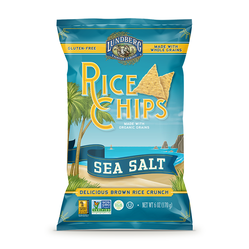Lundberg Rice Chips Sea Salt Ogc 6 Oz