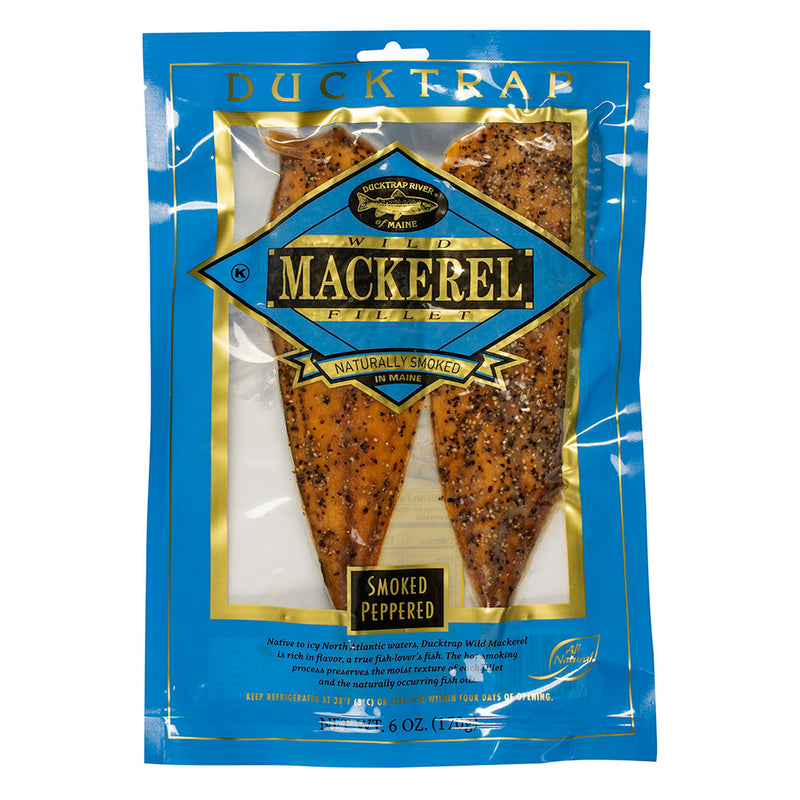 Ducktrap Smoked Peppered Mackerel 6 Oz