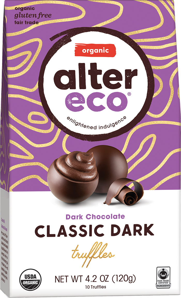 Alter Eco Dark Choc Black Truffles Og 4.2 Oz