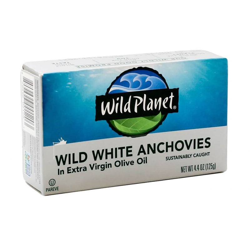 Wild Planet Anchovies In Olive Oil 4.38 Oz