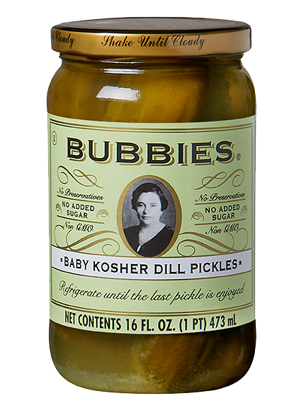 Bubbies Kosher Dill Pickles 16 Oz