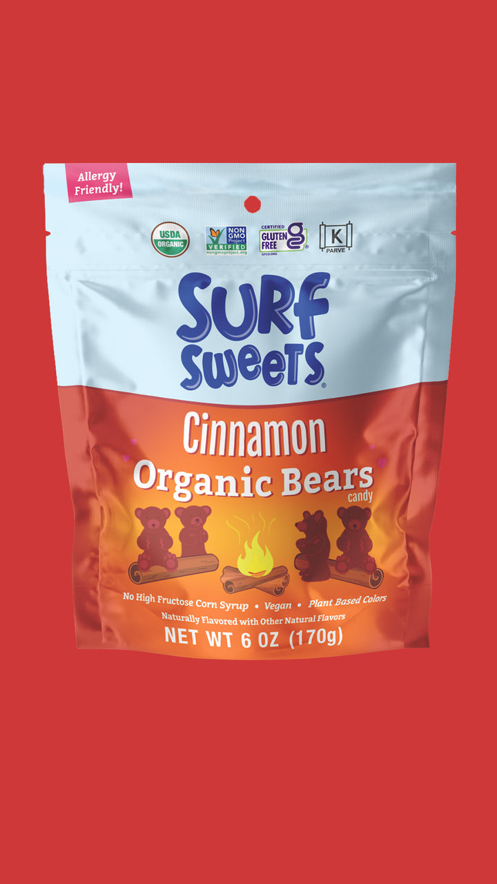 Surf Sweets Org Cinnamon Bears 6oz