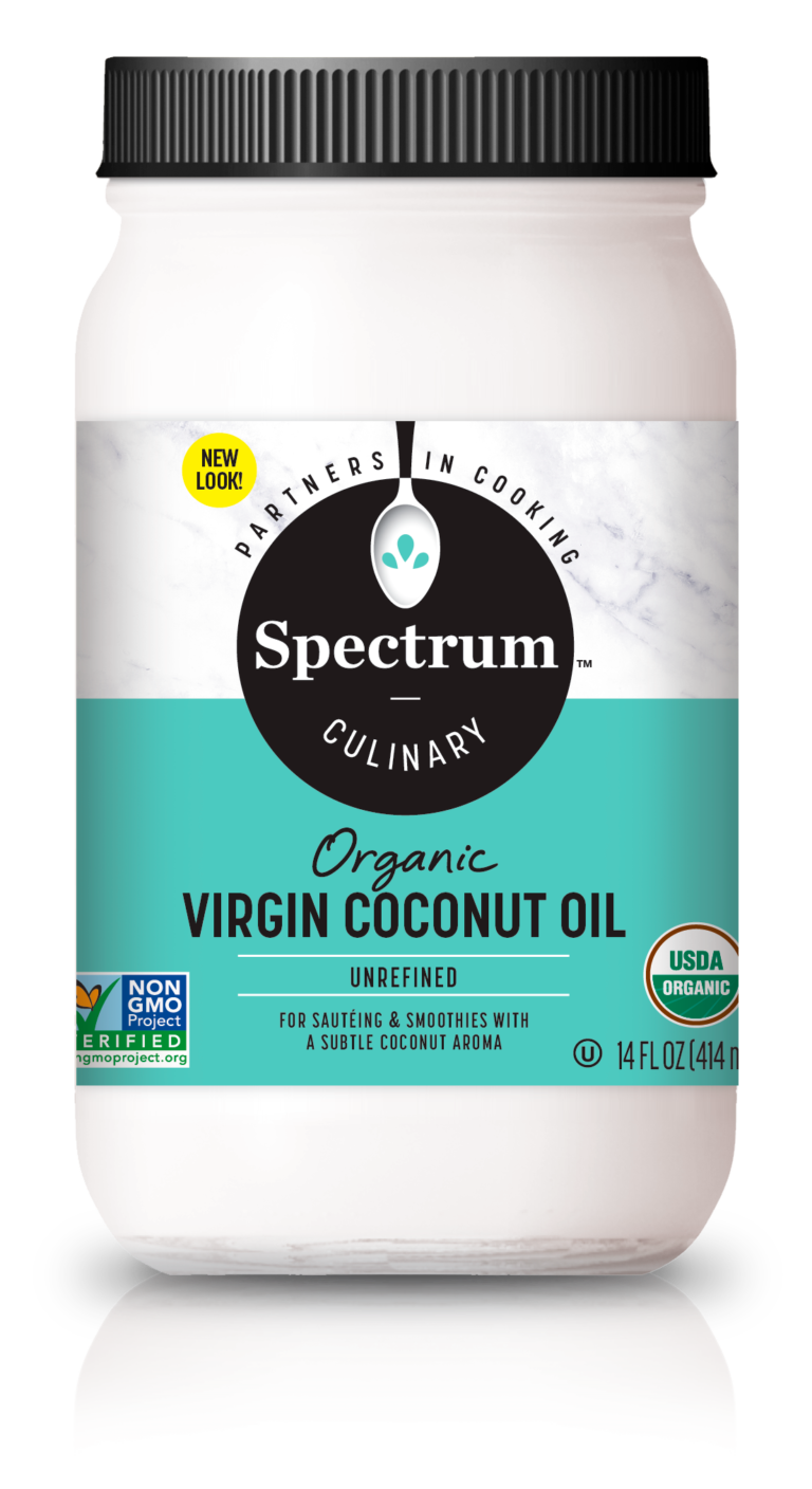 Spectrum Coconut Oil Unrefnd Og 14 Oz