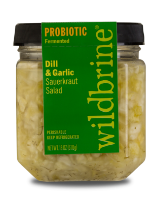Wildbrine Dill Garlic Sauerkraut 18 Oz