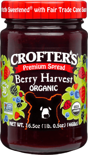 Crofters Premium Spread Berry Hrvst Og 16.5oz