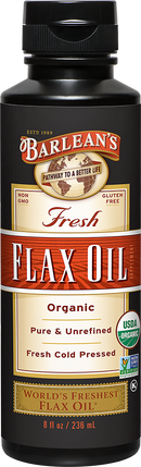 Barleans Omega-3 Flax Oil Og 8 Oz