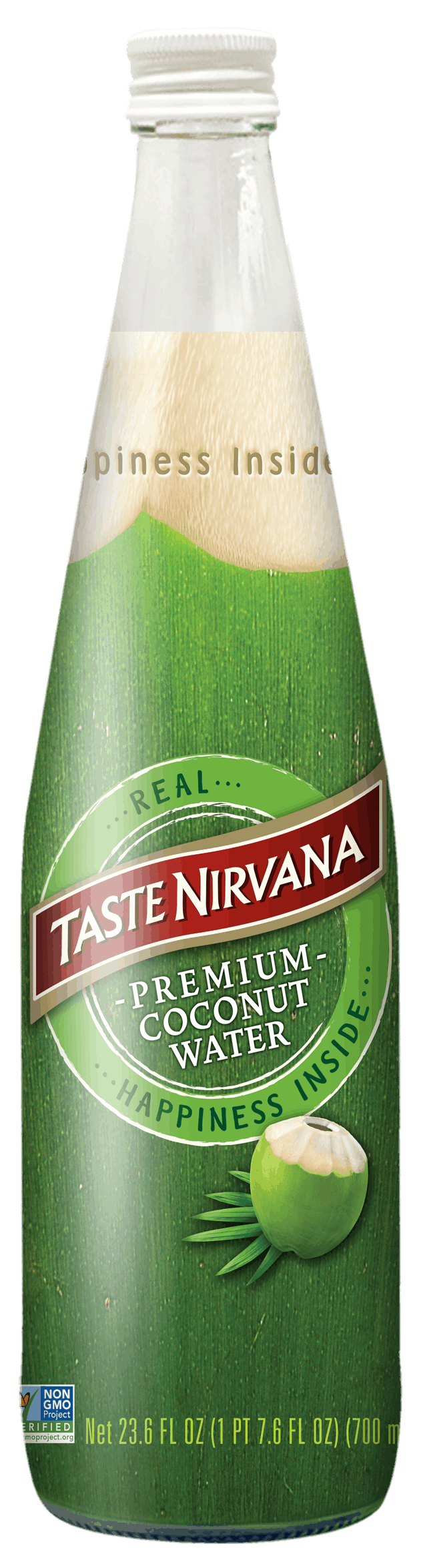 Taste Nirvana Real Coconut Water 23.6 Oz