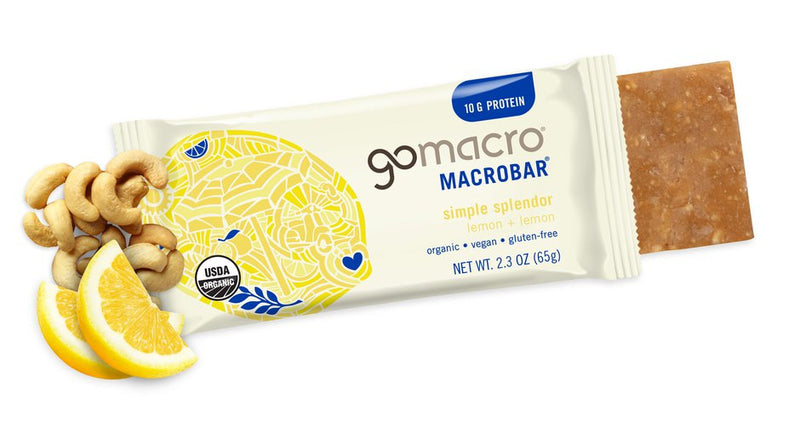 GoMacro Org Lemon Bar 2.3oz