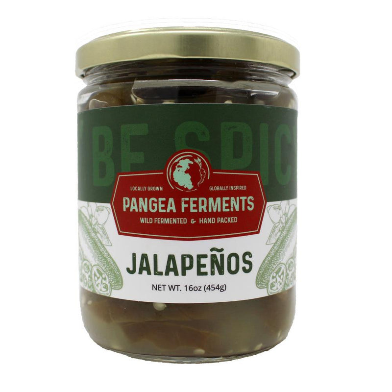 Pangea Ferments Org Jalapenos 16 oz