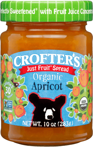 Crofters Just Fruit Spread Apricot Og 10 Oz