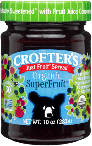 Crofters Just Fruit Spread Super Frt Og 10 Oz