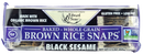 Edward & Sons Org Black Sesame Brown Rice Snaps 3.5 Oz