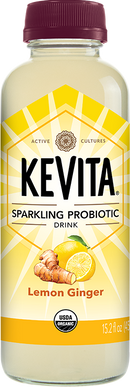 Kevita Probiotic Drink Lemon Ginger Og 40 oz