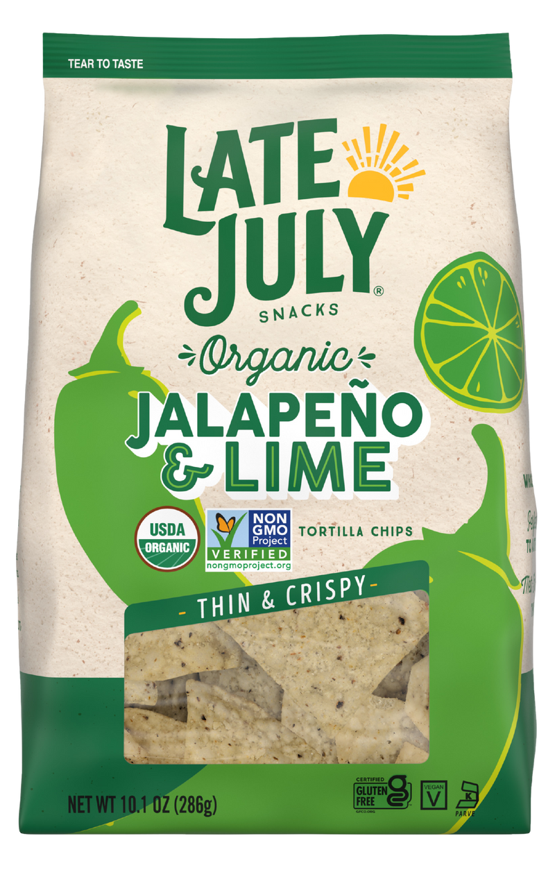 Late July Snacks Org Jalapeno Lime Tortilla Chips 11oz