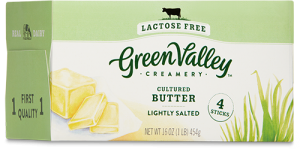 Green Valley Lactose Free Cultured Butter Lightly Salted Og 16 Oz