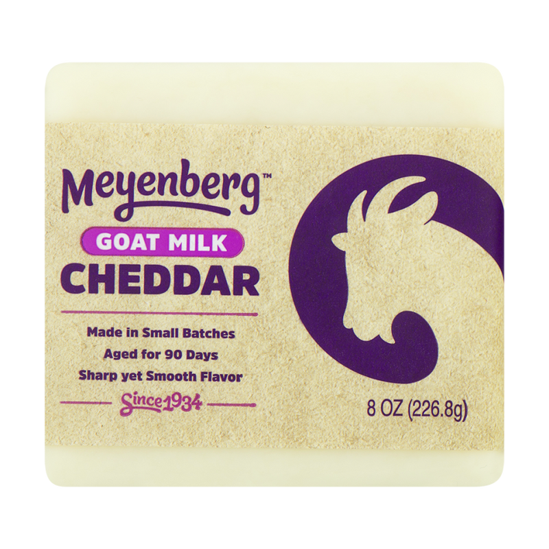 Meyenberg Goat Milk Cheese Cheddar 8 Oz