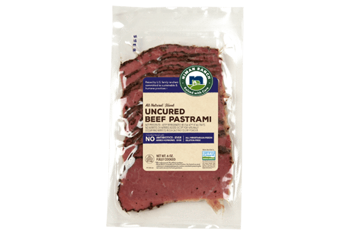 Niman Ranch Pastrami Sliced 6 Oz