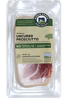 Niman Ranch Prosciutto Sliced Vcuum Seald 3oz