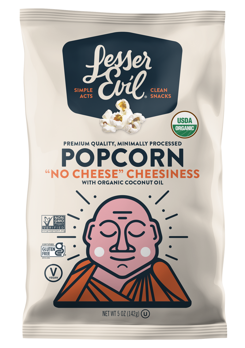 Lesser Evil Org Buddha Bowl "No Cheese" Cheesiness 5oz