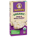Annies' Homegrown Org White Cheddar Shells 6oz