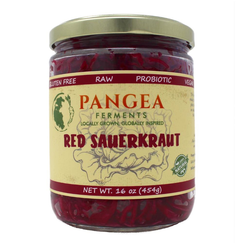 Pangea Ferments Org Red Sauerkraut 16 oz