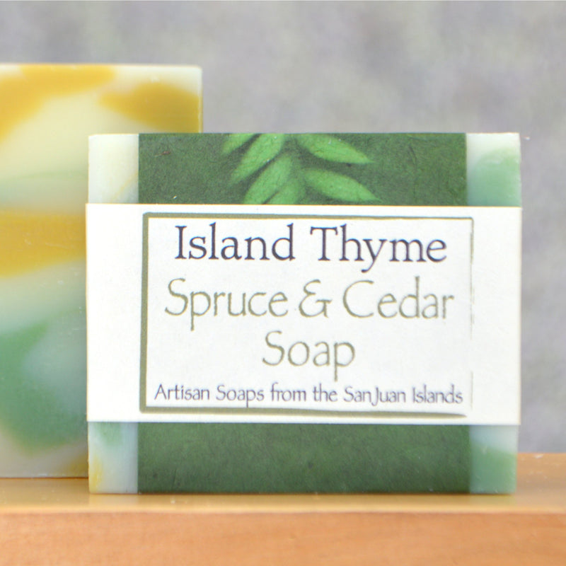 Island Thyme Spruce & Cedar Soap