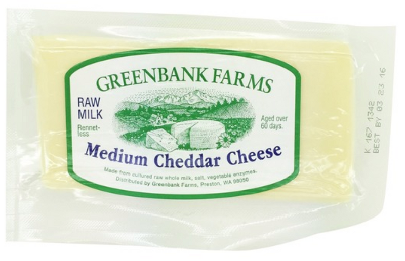 Greenbank Farm Medium Cheddar 2lb
